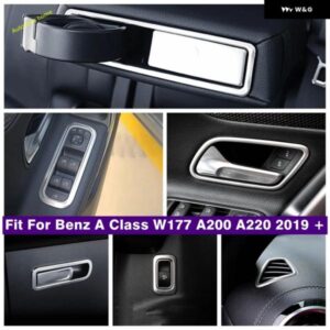 ドアハンドル ボウルウィンドウリフト グローブ ボックス リア トランク ドア スイッチ ボタン カバー トリム ベンツ Aクラス W177 A200 A220 2019 - 2024