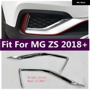 フロントバンパー フォグライト ランプアイブロウ 装飾 ストリップカバー トリム MG ZS 2018-21 カーアクセサリー