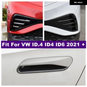 フロント フォグランプ ランプ アイブロウストライプ/ ドアハンドル ボウル 装飾 カバー トリム VW ID.4 ID4 2021 - 2024
