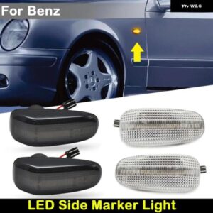 ベンツ スプリンター ヴィト W638 E/C/CLK/SLKクラス W210 W124 W202 W208 R170 S210 車フロント アンバー サイド マーカーライト ウィンカーランプ
