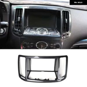 ダッシュボード 中央 コンソール 装飾 ABS ステッカー トリム インフィニティ G25 G37 2010 2011 20122013 自動車 スタイリング アクセサリー