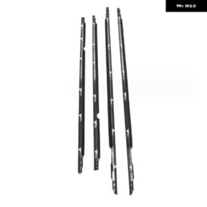 4個 ウィンドウモールディング トリム ウェザーストリップシールベルトランドクルーザー LC80 FZJ80 LX450 75710-60021 1990-1998
