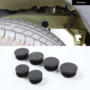 スズキ ジムニー 2019+ 車自動車シャーシ 防水 プラグカバー キャップ 外装 車モールディング 6個