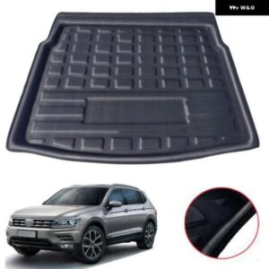 VW ティグアン L 5 席 2016 2017 2018 貨物ライナーフロアマット トランク キャリア カーペット インテリア アクセサリー
