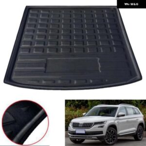 シュコダ コディアック 5 7 席モデル 2017 2018 リア トランク ブーツ ライナー カーゴマット キャリア トレイフロアカバー スタイリング アクセサリー