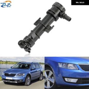 フロント ヘッドライト ウォッシャーノズル シュコダ オクタヴィア III MK3 5E3 NL3 NR3 2013-2017 ヘッドランプ ウォータースプレージェット 5E0955965