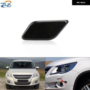 VW ティグアン 39387 ヘッドライト ウォッシャーノズル カバー 未塗装ウォッシャージェットスプレーキャップ 5N0955109 5N0955110