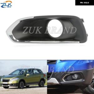 スズキ フロントバンパー フォグライト カバー カーランプ フード フォグライト ガーニッシュ シェル SX4 S-クロス 2013-16 外装