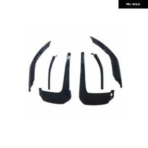 6ピース ブラック デコレーション ストリップ アウトランダー 2013-2020 フロントカバー エアトレック グリル 6407A146 6407A141 アップミドルダウン