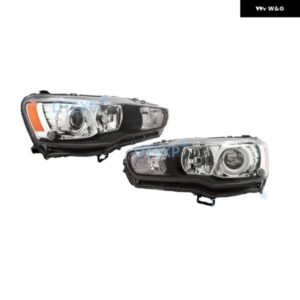 1個 キセノン ヘッドライト ランサー CX CY CZ 2007-2019 LHD HID 8301C347 ヘッドランプ EVO 10 FORTIS GT バラスト キット なし