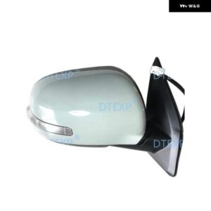 1ピース 無塗装 LHD LED サイドミラー アウトランダー 2007-2012 CW 7632A470 リアパークガラスエアトレックガラスヒートオートフォールド