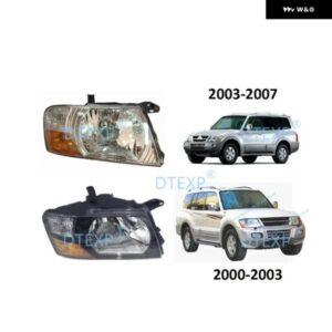 1個 マニュアル ハロゲン ヘッドライト パジェロ V70 MN133753 ヘッドランプ モンテロ 2000-2006 フロントクリアランスランプ SHOGUN V60