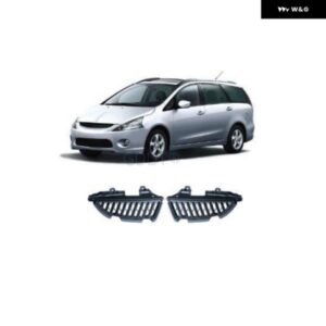 2ピース 2005-2007 SILVE GREYE グリル GRANDIS フロントバンパー ネット左右サイド 2ピース キット NA