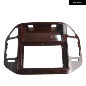 1ピース 9インチ カーラジオ プレーヤー フレーム パジェロ V73 GPS ナビゲーションフェイシア パネル モンテロ ウッド SHOGUN V77 V75