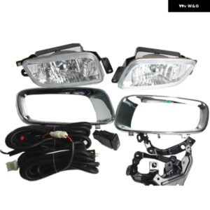 フルキット ブラッククローム フォグランプ パジェロ V73 2000-2003 MR508190 フロントランプ 電球 付き モンテロ V60 ワイヤー スイッチ サポート