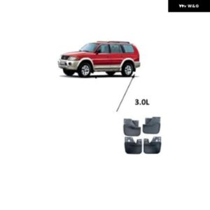 4個 3.0L 異なる マッドガード パジェロ スポーツ 2000-2006 リアカバー NATIVA マッドガード モンテロ スポーツ K90 MR230944