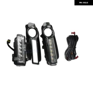 5ピース デュアルカラー デイタイム ランニング ドライビングライト モンテロ V98 LED DRL パジェロ ウィンカーランプ SHOGUN V97 2015-2019