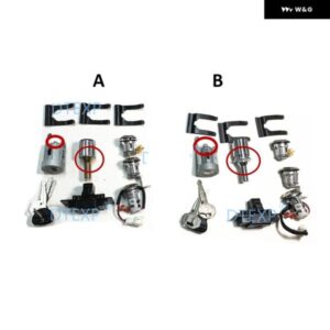 キット 2 モデル 点火 スペアタイヤドアロック パジェロ V20 1989-1999 シリンダー キー モンテロ V30 グローブ ボックス ロック 4G54 MR259111