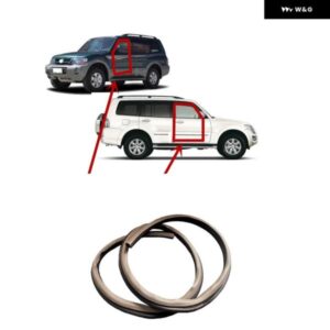 1個 ベージュゴムシール パジェロ 5 ドア専用 V70 5725A113 ポストストリップ モンテロ V90 ウェザーストリップオープニングインナー将軍