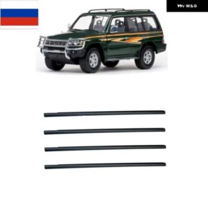 4ピース 窓ガラスゴム外側 パジェロ 2ND V20 MB669117 1989-1999 シーリングゴム モンテロ ガラス 5 ドア