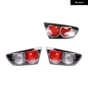 1ピース インナーブラックストップランプランサー CX CY CZ 8330A111 2007-2017 リアテールランプ EVO ハロゲン 電球 ハザード灯 付き