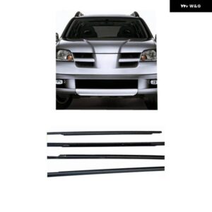 4個 窓ゴム外側アウトランダー CU MR487151 2000-2006 ガラス プロテクター 装飾 ウェザーストリップアウトランダー外側