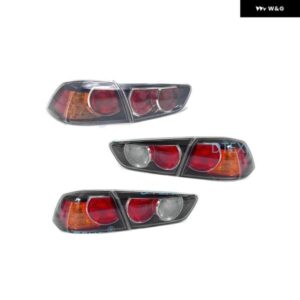 4個 テールランプランサー CY CX CZ 8330A107 2007-2020 ブラックストップランプフォルティス EX TURNIN 信号 ハザード灯 EVO