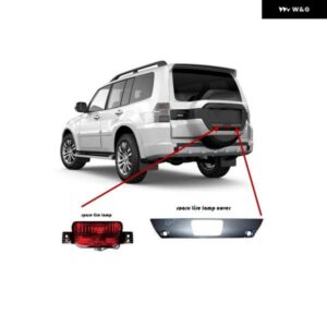 1ピース シルバースペアタイヤランプカバー パジェロ V90 2007-2020 6430A133YB ダウンリア フォグランプ モンテロ V80 8337A068 SHOGUN