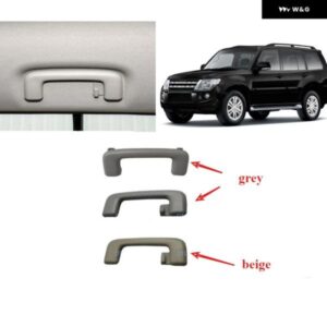 1個 ルーフ ハンドル パジェロ V97 V93 MN134532 アームレスト モンテロ MK4 V98 V87 安全ハンドルフック付きフックなしベージュグレー