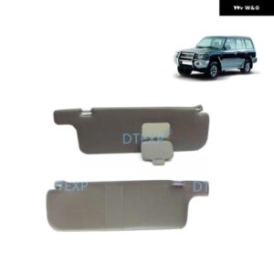 1個 LHD フロントグレー インテリア サンバイザー パジェロ V20 サンプルーフ モンテロ V30 MR734789 SHOGUN V40 MKII 1989-2000