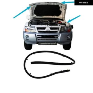 1ピース フードゴムシール パジェロ V73 ボンネット ゴムウェザーストリップ モンテロ 車体ゴム将軍 V77 V75 MR437091