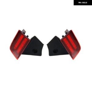 2ピース LED リアバンパー リフレクター ライト パジェロ スポーツ 2015-2018 ドライビングブレーキライト レッド フォグランプ モンテロ