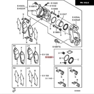 1セット 1 ホイール 4 ブレーキ ポンプ リペアキット パジェロ スポーツブレーキスプリット ポンプ ホルスター L200 MR307786 KH トリトン MR527979