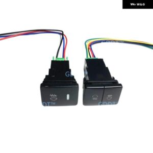 1ピース フォグランプ コントロール スイッチ パジェロ モンテロ 3 4 IO ランサーグランディス MR190953 4ピン ワイヤーアウトランダー