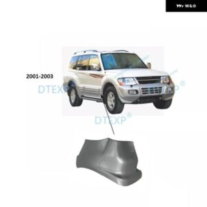 1ピース 前輪リア マッドガード パジェロ V73 フロントバンパー ボード モンテロ 2000-2003 V75 V77 MR520209 SHOGUN 5 ドア