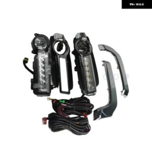 10個 デュアルカラー デイタイム ランニング ドライビングライト モンテロ V98 LED DRL パジェロ ウィンカーランプ SHOGUN V97 キット