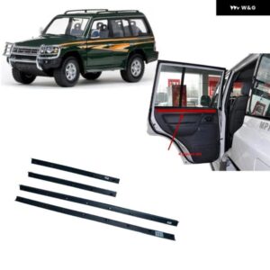 4ピース 窓ガラスゴムインナー パジェロ 2ND V20 MB669202 1989-1999 シーリングゴム モンテロ ガラス 5 ドア