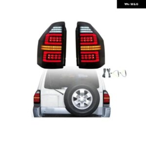 2個 ダイナミック LED テールランプ パジェロ V73 2004-2006 MN133768 ランプ モンテロ リアフォグブレーキウィンカーペア SHOGUN V80