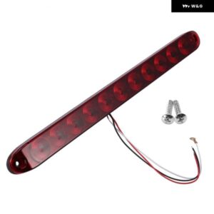 1個 赤 15インチ 11 LED ライトバー ストップターンテール 3RD ブレーキライト トラック トレーラー識別 ID バー