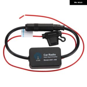 FM 88-108MHZ カーアンテナ信号アンプブースター ラジオ アンプ