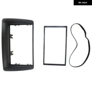 2DIN フェイシア FIAT パンダ 2003-2012 ラジオ ステレオ パネル ダッシュ マウント インストール トリム キット フレーム プレート