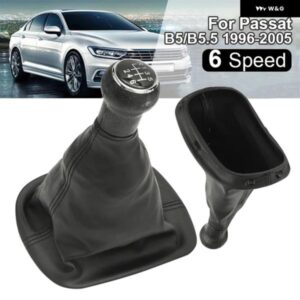 6スピード 車 MT ギア シフト ノブレバースティックゲートル ブーツ カバー 襟 VW パサート B5 B5.5 1996-2005 カー スタイリング アクセサリー