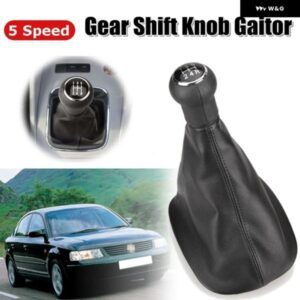 5スピード カーゲートル ブーツ カバー VW パサート B5 B5.5 B6 1996-2005 ギア シフト ノブ革 シフター カバー 内装部品