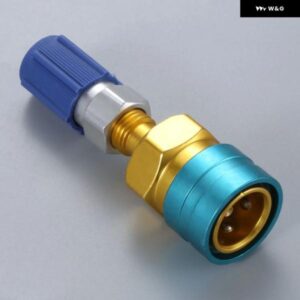 ローサイド R1234YF R-134A ホースクイックカプラー R12 R134A アダプター 付き ブルーサービスポートキャップカー エアコン AC 冷媒