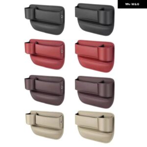 車内 収納 ポケットカーシートギャップ オーガナイザー レザー多機能 収納 ボックス ポケット自動車内装シート隙間 オーガナイザー