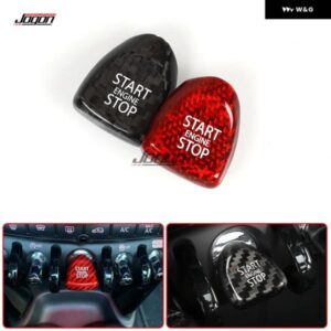 カーボン エンジン スタートストップ ボタン カバー トリム ミニクーパー F54 F55 F56 F57 F60 クラブマンカントリーマン点火 スイッチ ステッカー
