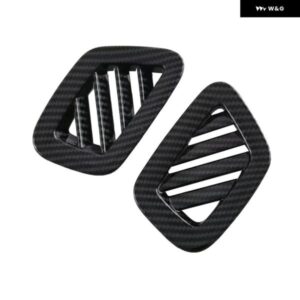 いすゞ D-MAX 2023 2024 ABS カーボンセンター コンソール ダッシュボード サイドエア アウトレット ベントカバー トリム 車