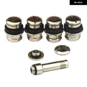 4個 ステルスフラッシュ マウント 11.5MM穴 タイヤ バルブ ステム ホイールタイヤ隠し バルブ ステムタイヤ アクセサリー