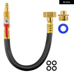 RV 防寒キット RV 水ブローアウト エアコン プレッサークイックコネクトプラグ 3/4インチ ホースブローアウト アダプター バルブ 付き