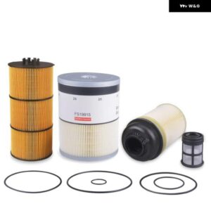 FS19915 PF9908 LF17511 燃料水セパレーター オイル 燃料 フィルター キット デトロイト ディーゼル フレイトライナー カスカディア ウェスタン スター